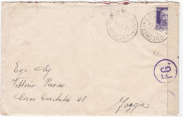 REGNO ITALIA - S. PELLEGRINO (BG) - BUSTA - VIAGGIATA PER FOGGIA -  1940 - Poststempel