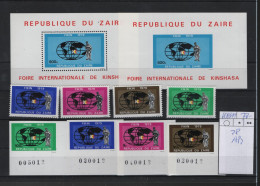 Kongo Kinshasa Michel Cat.No. Mnh/** 608/611 A/B + Sheet 28 A/B - Nuevas/fijasellos