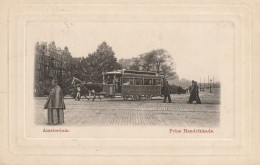 Amsterdam Prins Hendrikkade Agenten Paardentram Reliëfkaart # 1902    3977 - Amsterdam