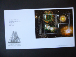 GREAT BRITAIN SG 2315MS ASTRONOMY FDC STAR GLENROTHES - Non Classificati