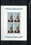 Niger 1967  Im Memoriam Dr. Konrad Adenauer Sheet Postfrisch / MNH - Other & Unclassified