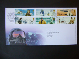 GREAT BRITAIN SG 2360-65 EXTREME ENDEAVOURS BRITISH EXPLORERS FDC PLYMOUTH - Unclassified