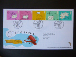 GREAT BRITAIN SG 2424-28 OCCASIONS GREETING STAMPS FDC WOLVERHAMPTON - Non Classificati