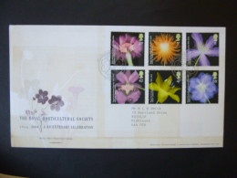 GREAT BRITAIN SG 2456-61 ROYAL HORTICULTURAL SOCIETY BICENTENARY FDC WESLEY WOKING - Zonder Classificatie