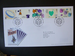 GREAT BRITAIN SG 2525-29 CENTENARY OF MAGIC CIRCLE FDC LONDON - Ohne Zuordnung