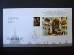GREAT BRITAIN SG 2847MS CATHEDRALS FDC LONDON - Unclassified