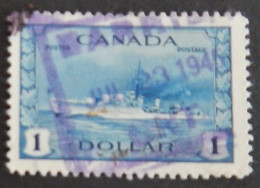 CANADA YT 218 OBLITÉRÉ "DESTROYER IROQUOIS" ANNÉES 1943/1948 - Used Stamps