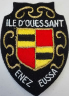 ECUSSON  BLASON TISSU ILE  D'OUESSANT FINISTERE  (29) - Ecussons Tissu