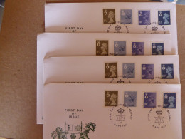 GREAT BRITAIN SG  FDC  NORTHERN IRELAND Definitive Covers 4 COVERS - Non Classificati