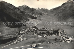 11900930 Andermatt Panorama Blick Gegen Hospental Furka Fliegeraufnahme Andermat - Sonstige & Ohne Zuordnung