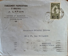 MAROC SEUL SUR LETTRE A EN TETE POUR LA FRANCE 1929 - Nuovi