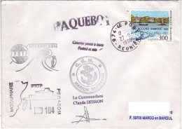 FSAT TAAF Marion Dufresne. 27.08.96 Le Port Campagne Oceanographique MD 104 - Storia Postale