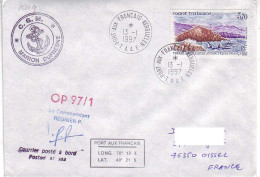 FSAT TAAF Marion Dufresne. 13.01.97 Kerguelen (2) - Storia Postale