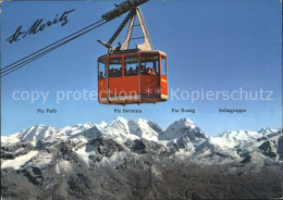 11899363 St Moritz GR Luftseilbahn Corviglia Piz Nair Berninagruppe Alpenpanoram - Other & Unclassified