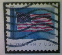 United States, Scott #5343, Used(o) Coil, 2019, Flag Definitive, (55¢) - Gebraucht