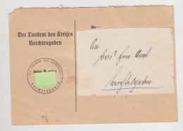 Fixe Enveloppe Berchtesgaden Oblitération Aigle III ème Reich - Storia Postale