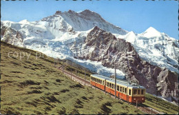 11899244 Jungfraubahn Bergbahn Kleine Scheidegg Jungfrau Und Silberhorn Berner A - Other & Unclassified