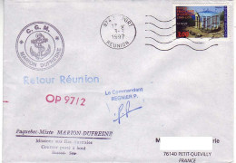 FSAT TAAF Marion Dufresne. 03.03.97 Le Port Reunion - Storia Postale
