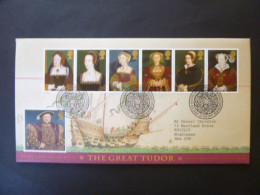 GREAT BRITAIN SG 1965-71 KING HENRY VIII 450TH DEATH ANNIVERSARY FDC EDINBURGH - Sin Clasificación