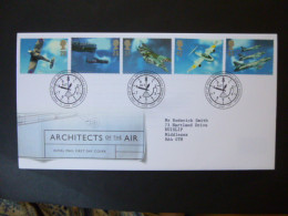 GREAT BRITAIN SG 1984-88 BRITISH AIRCRAFT DESIGNERS FDC EDINBURGH - Non Classés