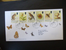 GREAT BRITAIN SG 2015-20 ENDANGERED SPECIES FDC EDINBURGH - Zonder Classificatie