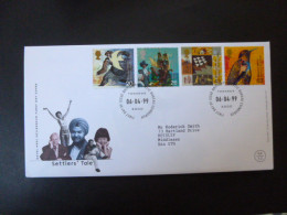 GREAT BRITAIN SG 2084-87 MILLENIUM SERIES THE SETTLERS TALE FDC EDINBURGH - Ohne Zuordnung