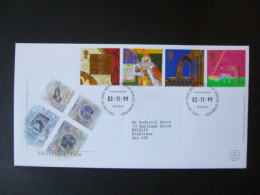 GREAT BRITAIN SG 2115-18 MILLENIUM SERIES THE CHRISTIANS TALE FDC EDINBURGH - Zonder Classificatie