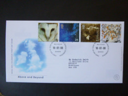 GREAT BRITAIN SG 2125-28 MILLENIUM PROJECTS ABOVE AND BEYOND FDC EDINBURGH - Non Classificati