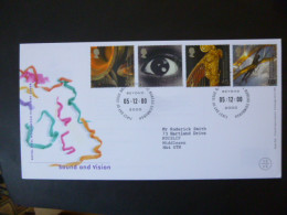 GREAT BRITAIN SG 2174-77 MILLENIUM PROJECTS, SOUND AND VISION FDC EDINBURGH - Sin Clasificación