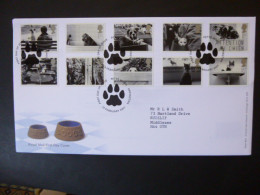 GREAT BRITAIN SG 2187-96 CATS AND DOGS FDC PETTS WOOD ORPINGTON - Non Classificati