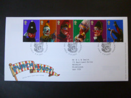 GREAT BRITAIN SG 2224-29 PUNCH AND JUDY SHOW PUPPETS FDC BLACKPOOL - Non Classés