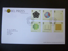 GREAT BRITAIN SG 2232-37 CENTENARY OF NOBEL PRIZES FDC CAMBRIDGE - Ohne Zuordnung