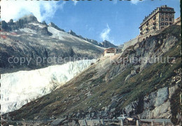11896802 Rhonegletscher Glacier Du Rhone Mit Hotel Belvedere Und Gerstenhoerner  - Other & Unclassified
