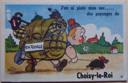 Choisy-le-Roi ; J'en Ai Plein Mon Sac...des Paysages - CPA à Systéme Compléte - Choisy Le Roi