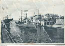 Bi273 Cartolina Taranto Citta' Ponte Girevole Aperto 1934 - Taranto