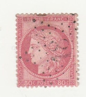 France N° 57 Ceres Dentelé III éme Rep.  Emission De Bordeaux 80 C Rose - 1871-1875 Cérès