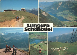 11896531 Schoenbueel Lungern Wanderweg Aussichtsplattform Schwebebahn Panorama L - Other & Unclassified