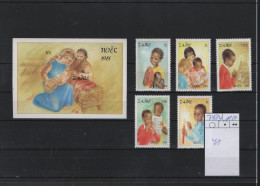 Kongo Kinshasa Michel Cat.No. Mnh/** 740/744 + Sheet 41 - Neufs