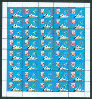 Croatia 2000 Olympics Paraolympics Paralympic Games Sydney Charity Stamp Sheet - Kroatien