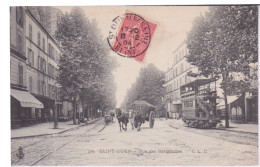 93 - SAINT OUEN - RUE DES BATIGNOLLES - TRAM TRAMWAY A ETAGE - Saint Ouen