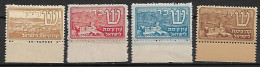 JUDAICA KKL JNF STAMPS 1948 HEBREW ALPHABET "SHIN" MNH - Collections, Lots & Series