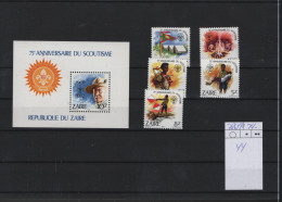 Kongo Kinshasa Michel Cat.No. Mnh/** 786/790 + Sheet 44 - Unused Stamps