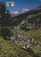 11896413 Saas Grund Panorama Saas-Grund - Autres & Non Classés