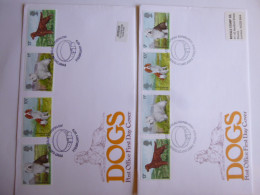 GREAT BRITAIN SG 1075 DOGS  [2] FDC  - Sin Clasificación