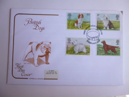 GREAT BRITAIN SG 1075 DOGS   FDC  - Sin Clasificación