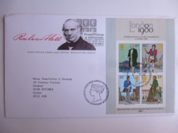 GREAT BRITAIN SG 1099MS SIR ROWLAND HILL DEATH ANNIVERSARY   FDC EDINBURGH - Sin Clasificación