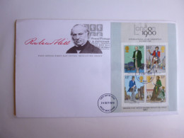 GREAT BRITAIN SG 1099MS SIR ROWLAND HILL DEATH ANNIVERSARY   FDC HIGH WYCOME - Unclassified