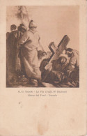 CARTOLINA VENEZIA,VENETO,CHIESA DI FRARI,G.D.TIEPOLO-LA VIA CRUCIS-IX STAZIONE,MEMORIA,STORIA,RELIGIONE,n.v. - Autres & Non Classés