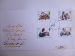 GREAT BRITAIN SG 1125-28 FAMOUS AUTHORESSES   FDC EDINBURGH - Non Classificati