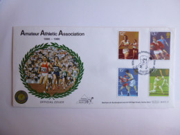 GREAT BRITAIN SG 1134-37 SPORTS CENTENARIES   FDC POSTED AT CHRYSTAL PALACE - Non Classés